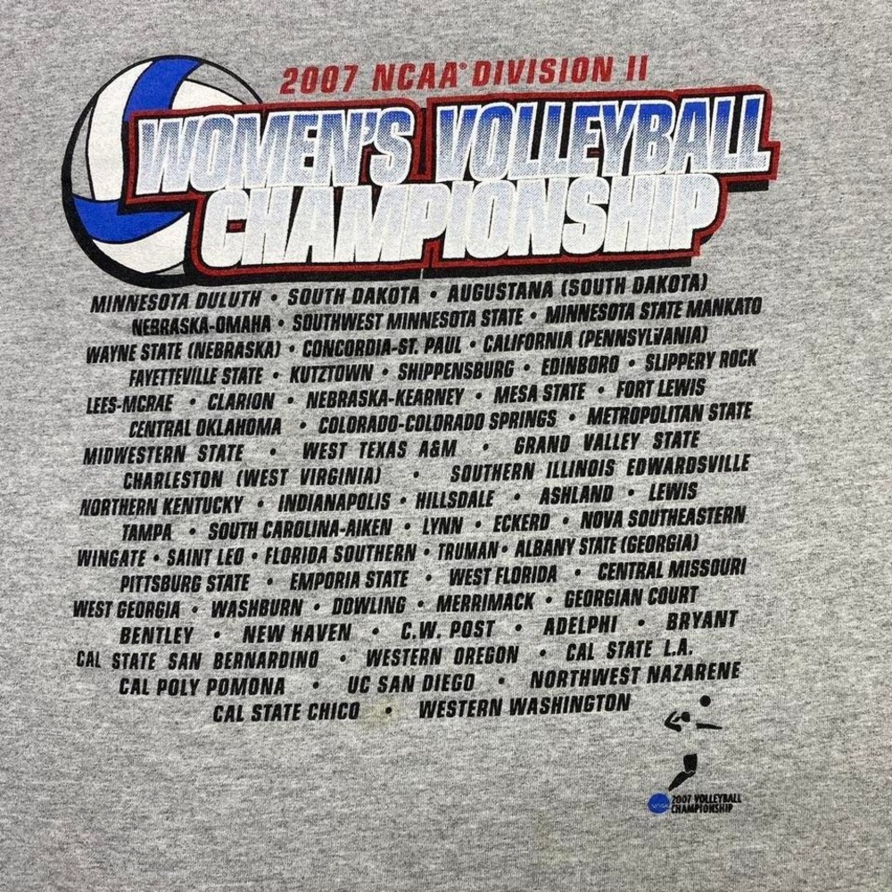 2000s‎ NCAA women's college volleyball shirt